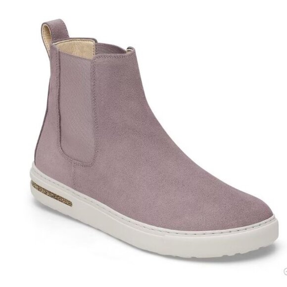 Birkenstock Shoes - Birkenstock Bend Chelsea Boots Womens 39 8 8.5 Suede Comfort Casual Faded Purple